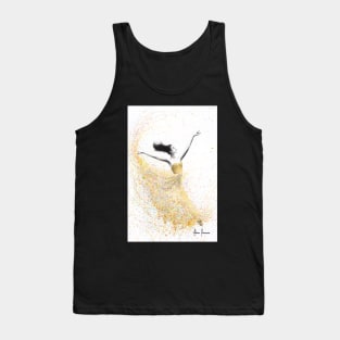 Golden Shimmer Dance Tank Top